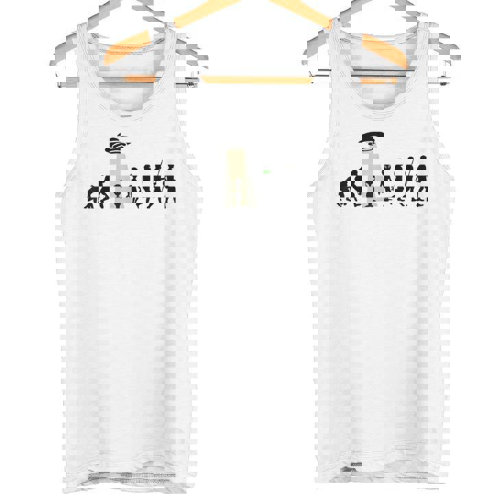 じんるいのしんか 人類の進化 Ufo Alien Human Evolution タンクトップ