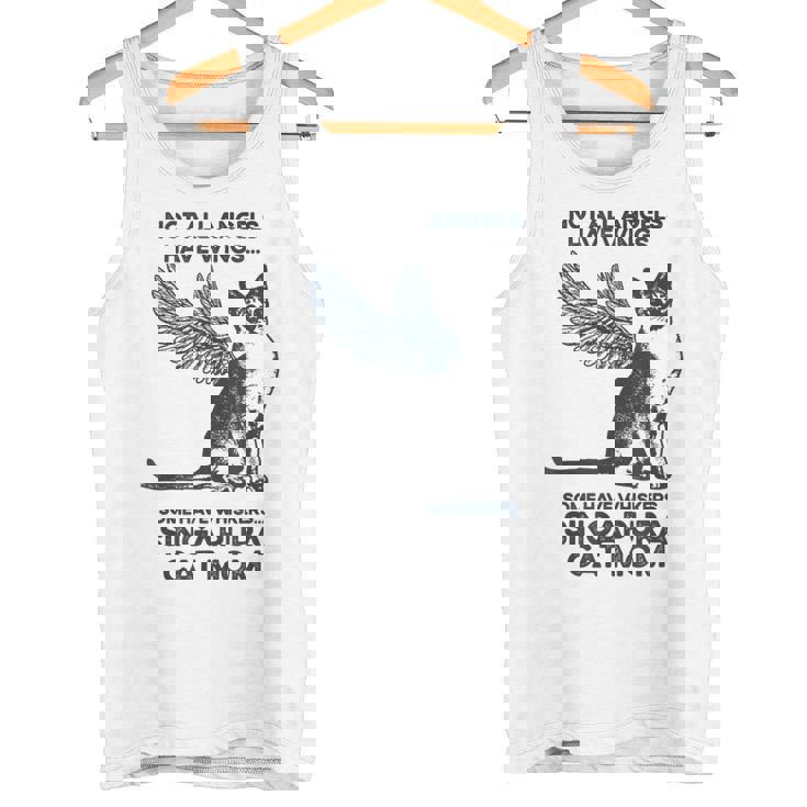 すべての天使に翼があるわけではない-マザーシンガプーラキャットママ タンクトップ