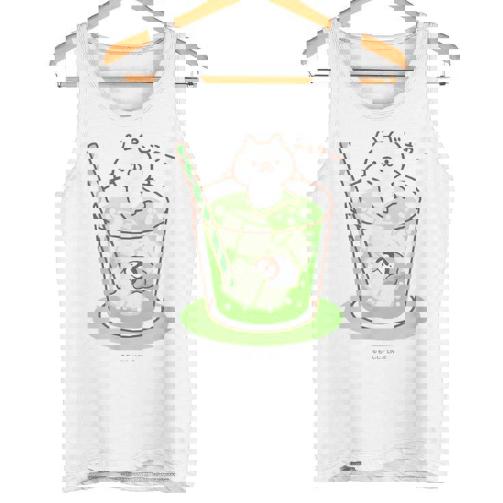 ねこぺん日和 メロンソーダ タンクトップ