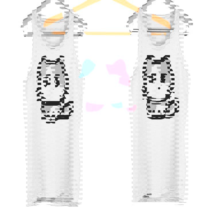 びーえするるる【Bsテレ東公式】イラストtシャツ（ホワイト） タンクトップ