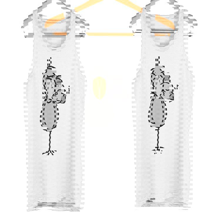 みんな大好きハシビロコウ 動かない鳥 はしび郎クラブtシャツ どうぶつ Zoo コアラ 鳥 オリジナル ハシビロコウ タンクトップ