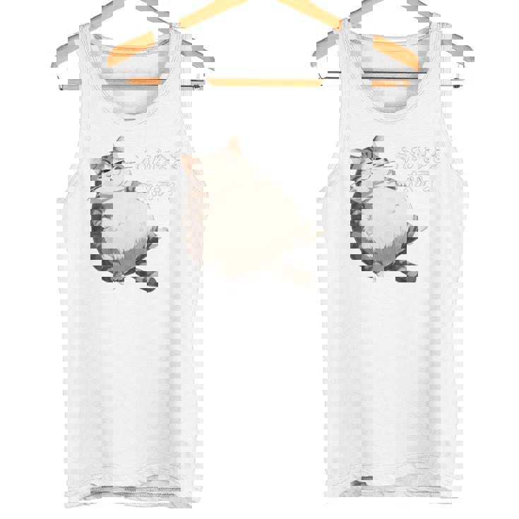 わがままボディ 猫 ねこ 太ったねこ ぽっちゃり 好ねこき かわいい おもしろ 面白い タンクトップ