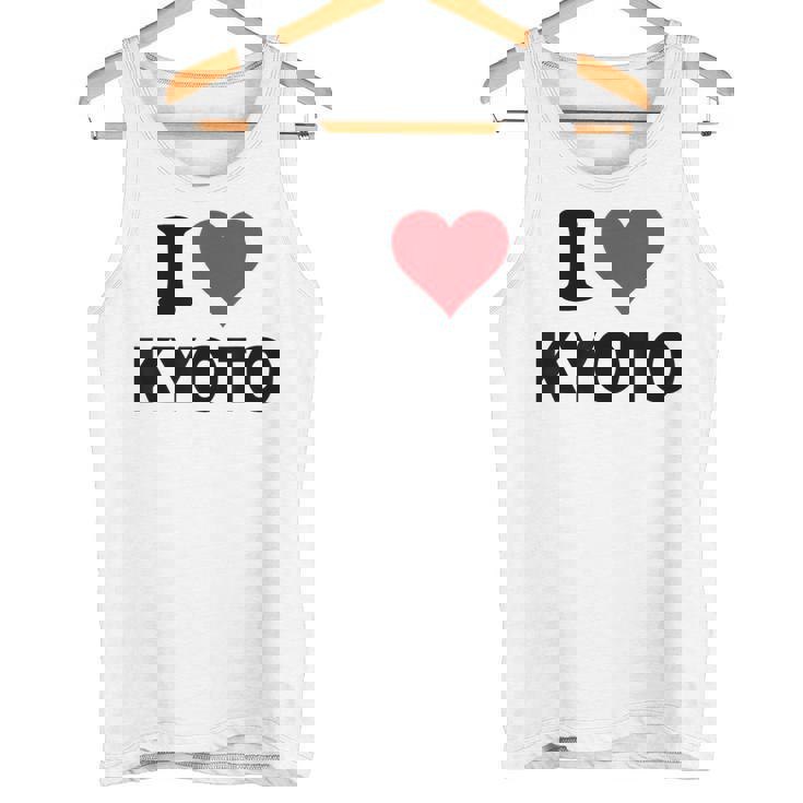 アイハート 京都 日本ラブ 日本土産 タンクトップ