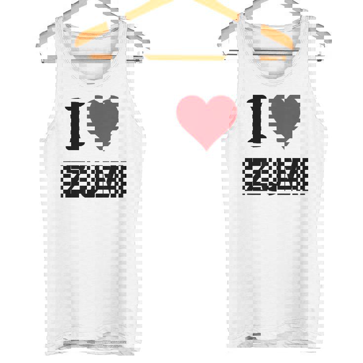 アイハート 和泉 日本 大好き 日本土産アイテム タンクトップ