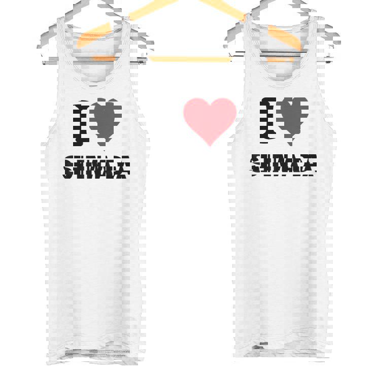 アイハート 島田 Japan Love 日本土産 タンクトップ