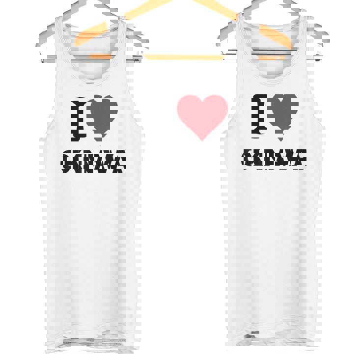 アイハート 沖縄 日本 大好き 日本土産アイテム タンクトップ