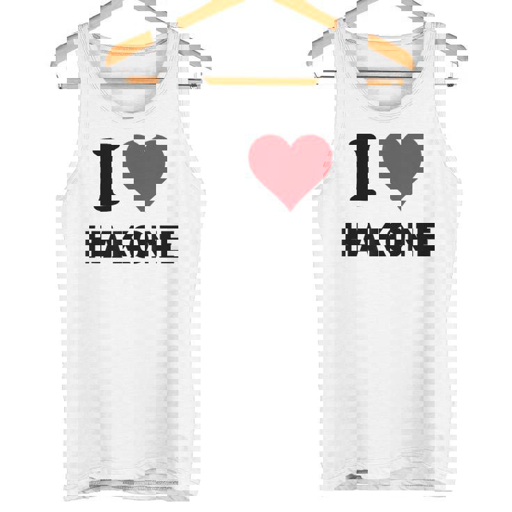 アイハート 箱根 日本 愛 日本土産 タンクトップ