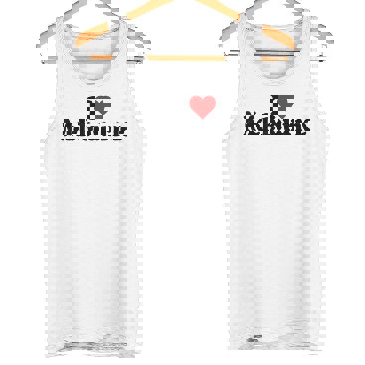 アイラブハートメルボルンオーストラリア タンクトップ