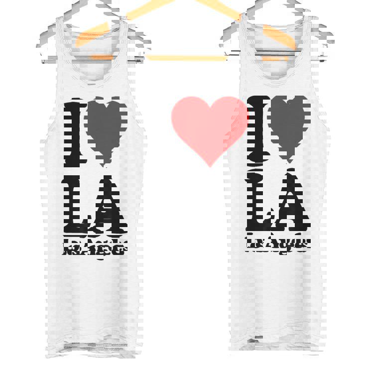 アイラブハートラロサンゼルスカリフォルニア タンクトップ