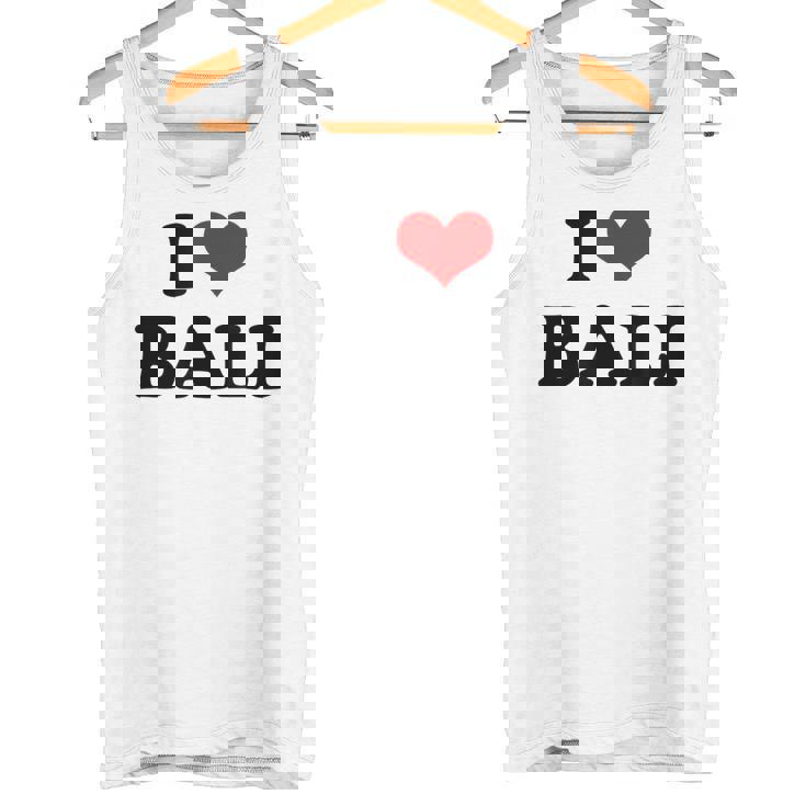 アイラブバリハートバリバケーション タンクトップ