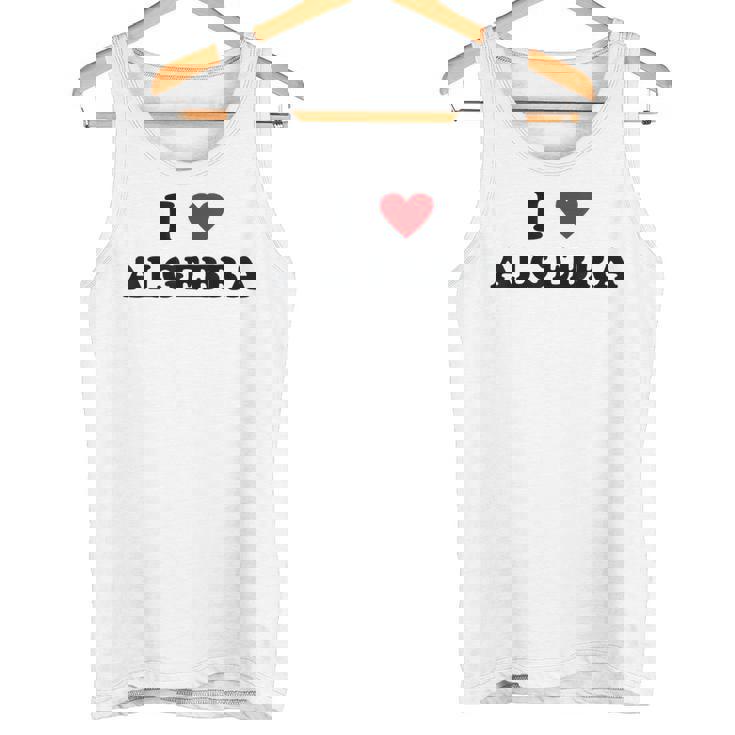 アイ・ハート・マス・ティーチャー-ファニー・アイ・ラヴ・アルゲブラ タンクトップ