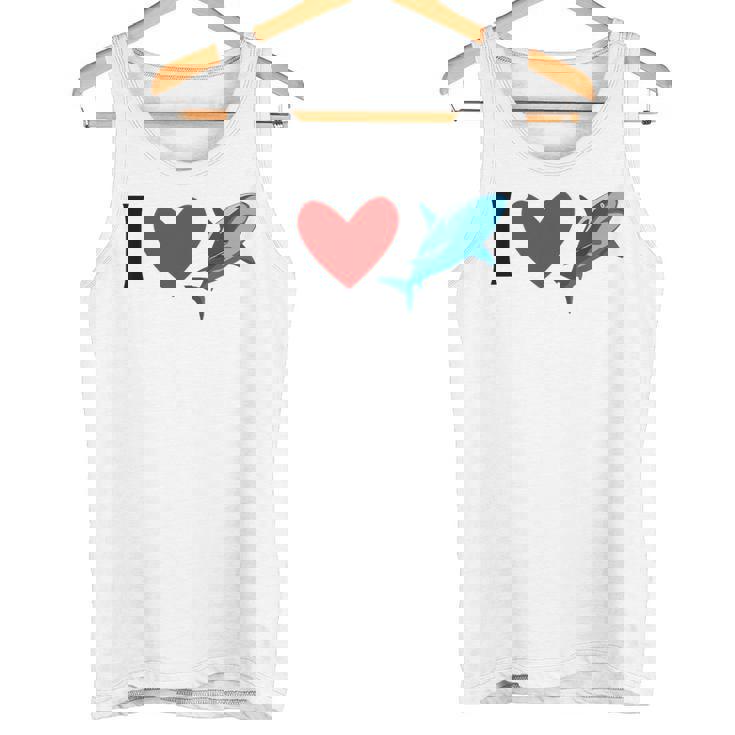 アイ・ラブ・シャークス タンクトップ