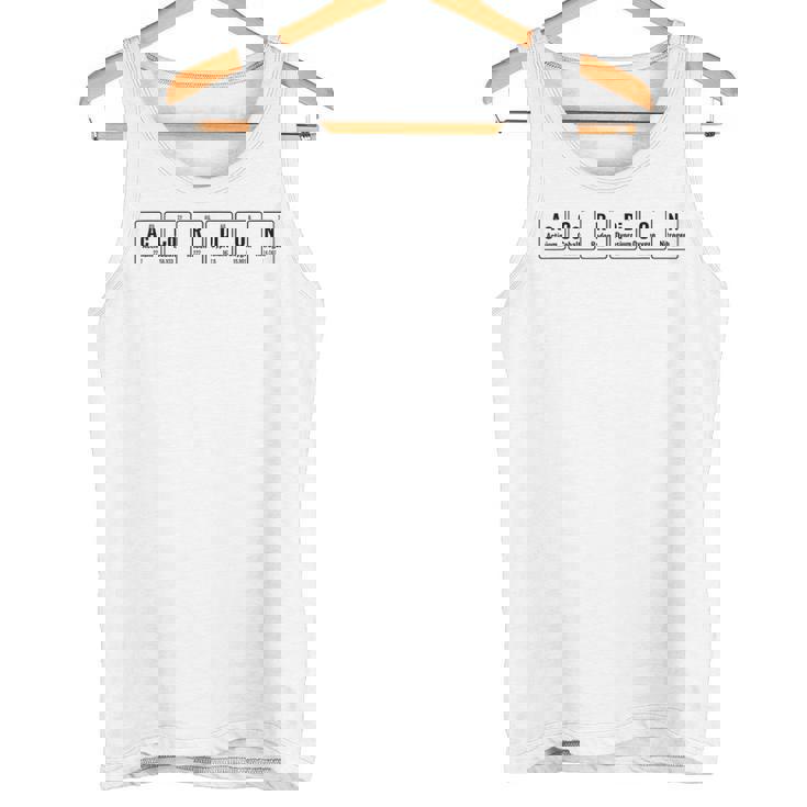 アコーディオン楽器 元素周期表 アコーディオン奏者 タンクトップ