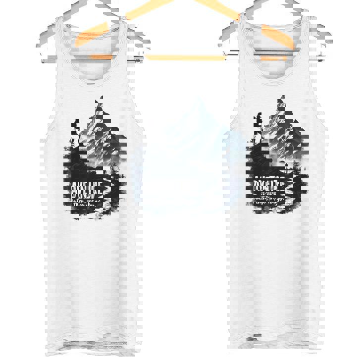 アドベンチャー バグ アウトドア キャンプ ハイキング 面白い 自然 グラフィック タンクトップ