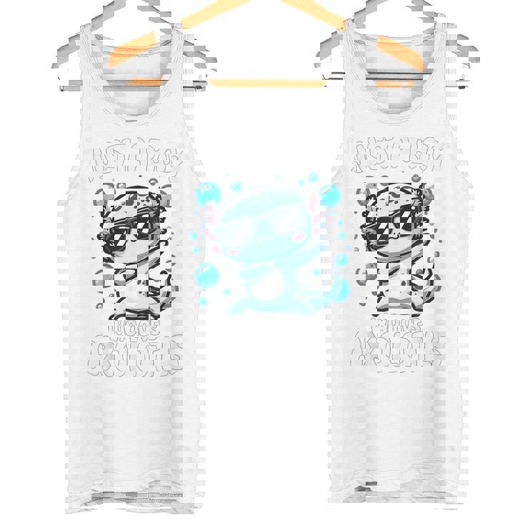 アホロートルを愛するjust A Boy タンクトップ