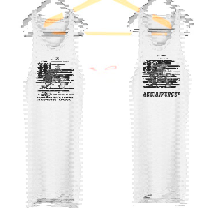 アメリカンダートトラッカー フラットトラックレーサー ダートトラック メンズ ボーイズ タンクトップ