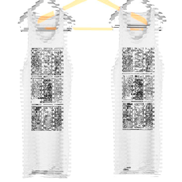 アルブレヒト・デューラー 名画 イラスト レトロ ヴィンテージ クラシック アート 長袖tシャツ タンクトップ