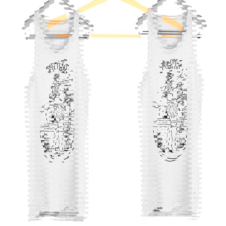 アロハ ハワイアン フラダンサー タンクトップ