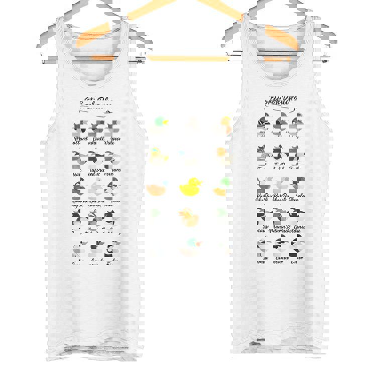 イギリス アヒル かわいい 動物 鳥 陽気なウィットティユーモア タンクトップ