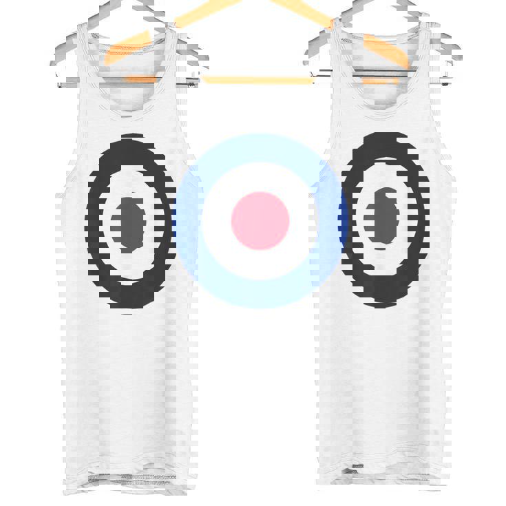 イギリス空軍の様式化されたラウンデル旗 タンクトップ