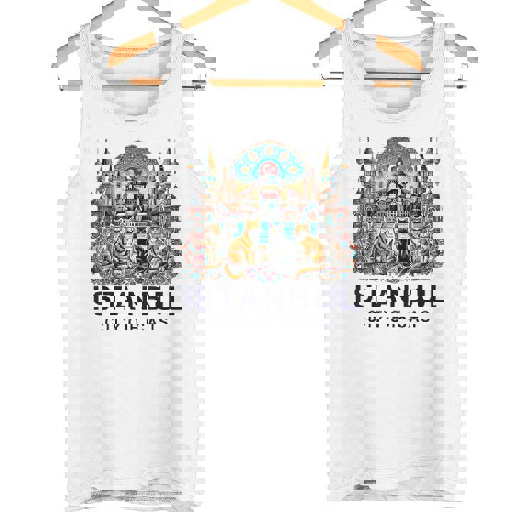 イスタンブール、トルコ 猫の街 Ii タンクトップ