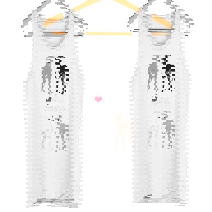 イタリアン・グレイハウンドが大好き タンクトップ