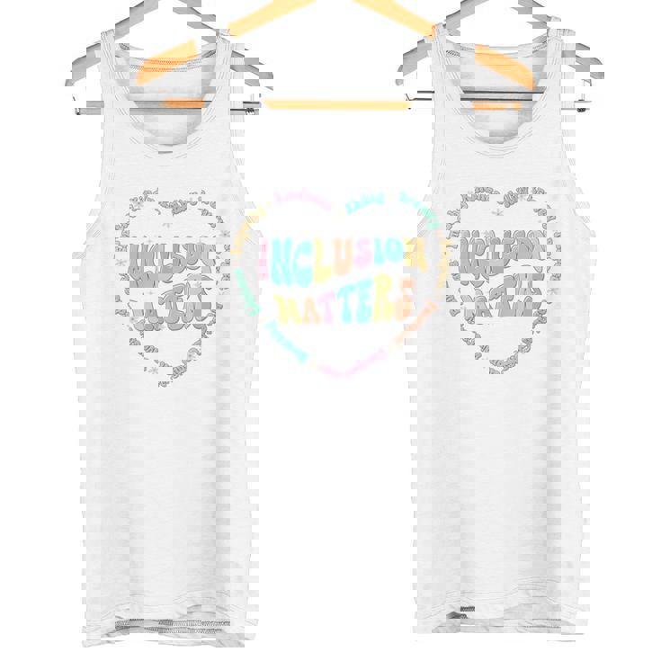 インクルージョン マターズ 自閉症 意識 スピード 教師 優しさ 長袖tシャツ タンクトップ