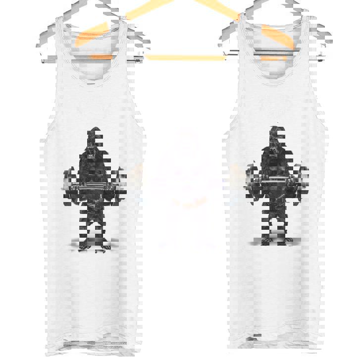 ウェイトリフティング 筋トレ バーベル やる気がないなら家に帰れ ゴリラ タンクトップ