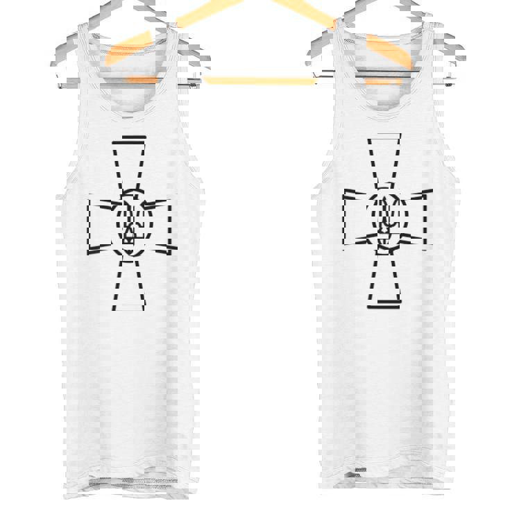 ウクライナ陸軍 陸軍 エンブレム ゼレンスキー大統領サポート タンクトップ