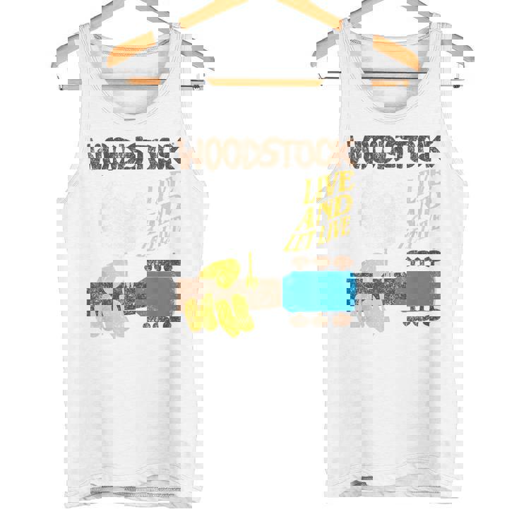 ウッドストック・ライブ・アンド・レット・ライブ タンクトップ