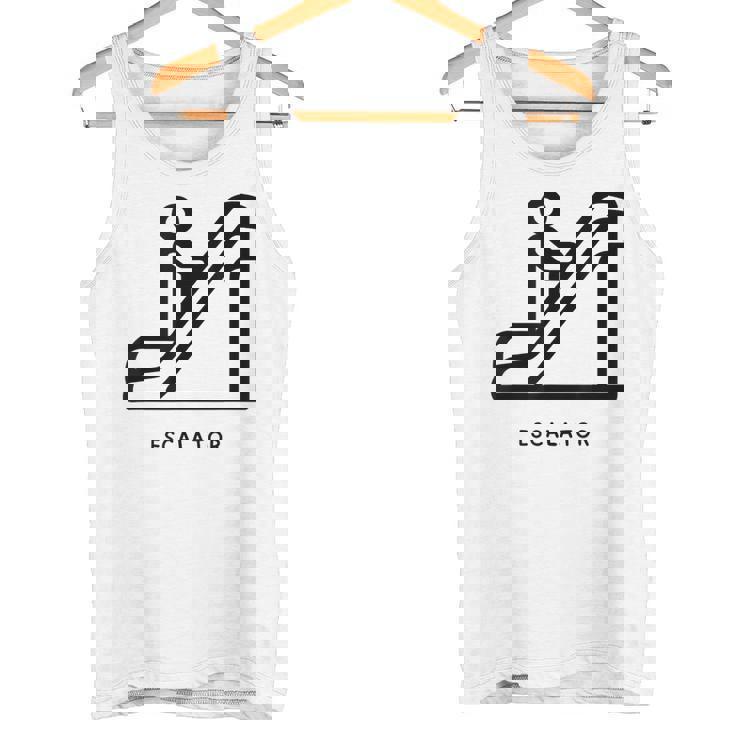 エスカレーター タンクトップ