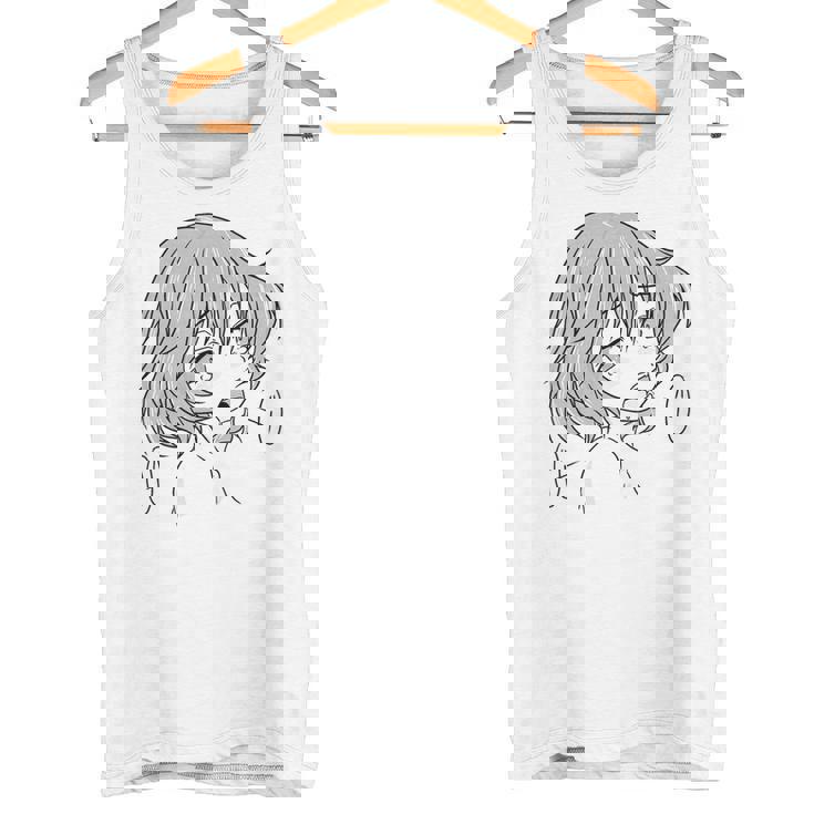 エッチ変態シャツ オタクガール ワイフアヘ顔 快感 タンクトップ