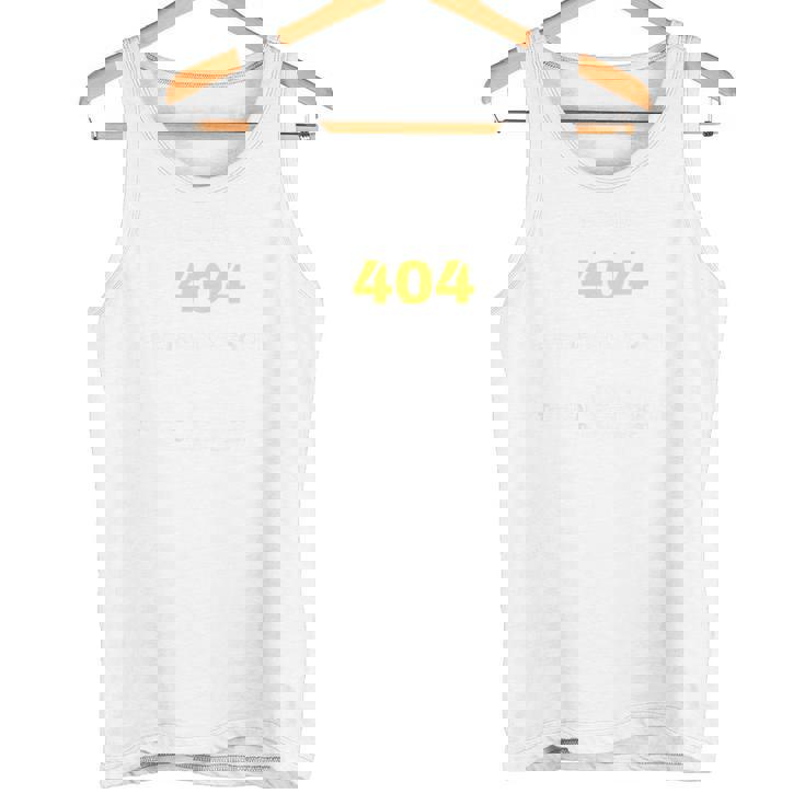 エラー404デジタル表現 タンクトップ