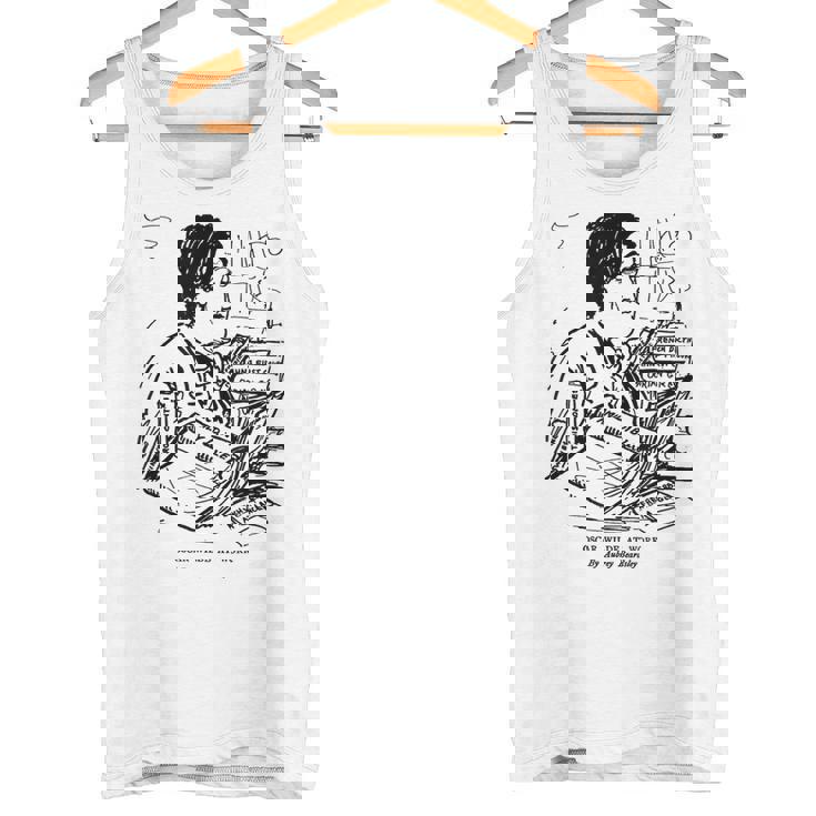 オスカー・ワイルド At Work By オーブリー・ビアズリー 1893 タンクトップ