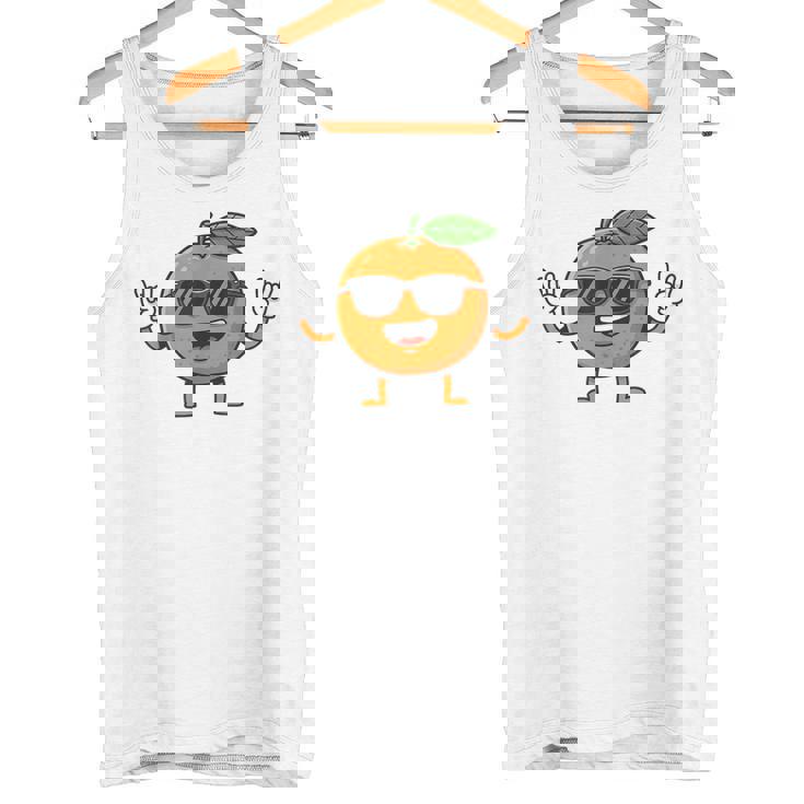 オレンジ 面白い 人間 クール シェード 腕 脚 夏 太陽 タンクトップ