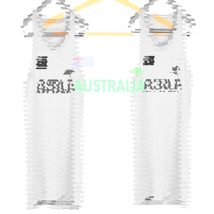 オーストラリア 国旗 カンガルー サッカー ラグビー フットボール 水泳 応援 タンクトップ
