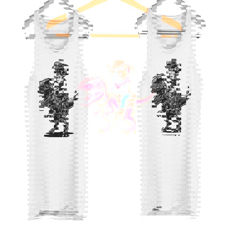 カウボーイ フレンチブルドッグ ライディング A ティラックス かわいいフレンチー タンクトップ