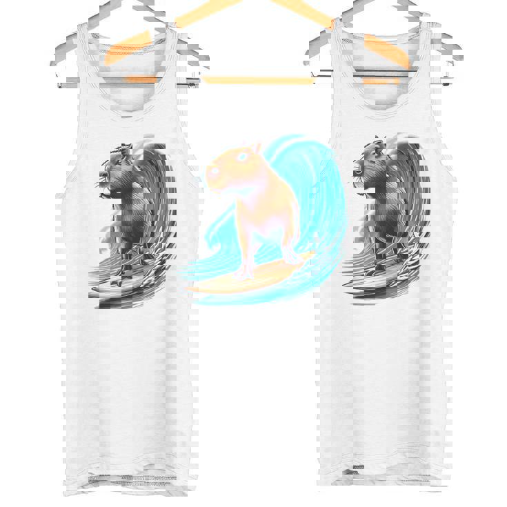 カッコイイ カピバラ サーファー サーフボード サーフィン メンズ レディース キッズ キャピー タンクトップ