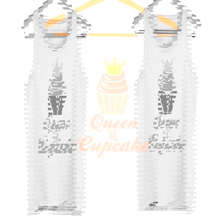 カップケーキの女王 長袖tシャツ タンクトップ