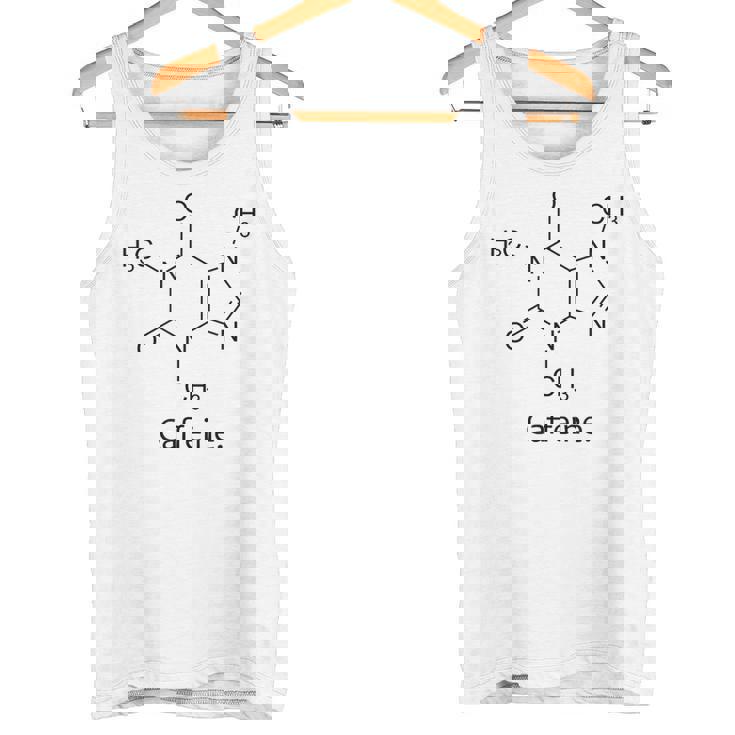 カフェインシャツ 化学構造 分子化学 コーヒー タンクトップ