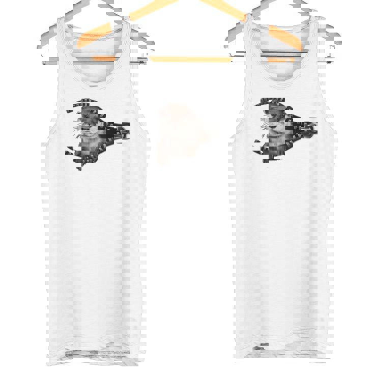 カワウソ 長袖tシャツ タンクトップ