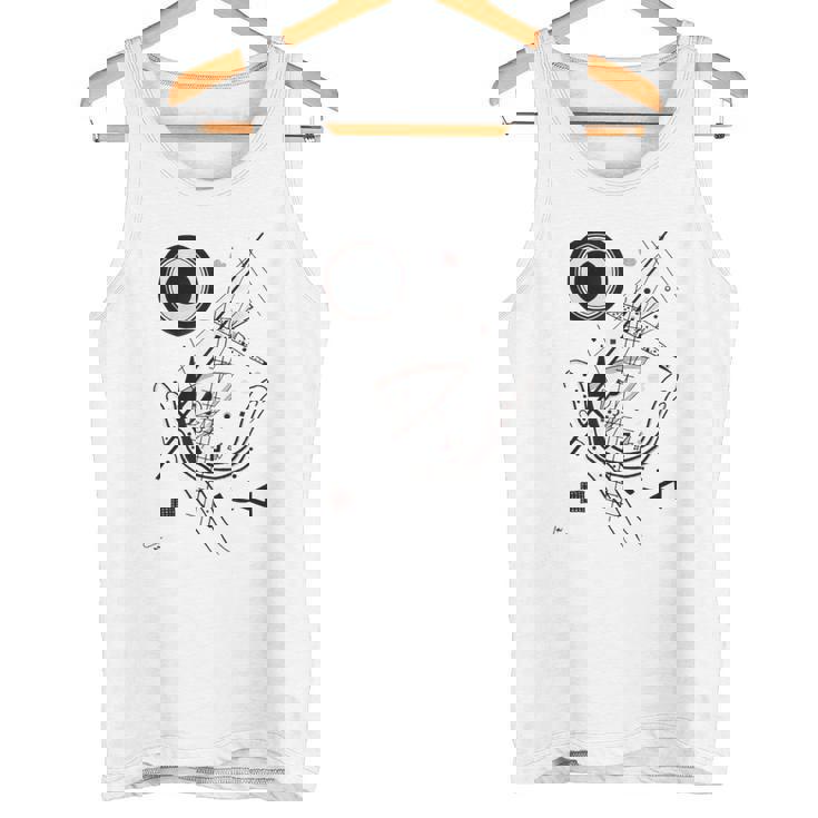 カンディンスキー ブルー、1922 年のアートワーク タンクトップ