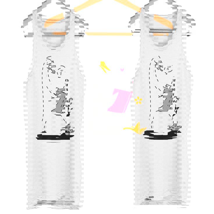 ガチョウ 読書本 ジョーク 面白い アヒル 愚かなしゃれ 読者 ユーモア タンクトップ