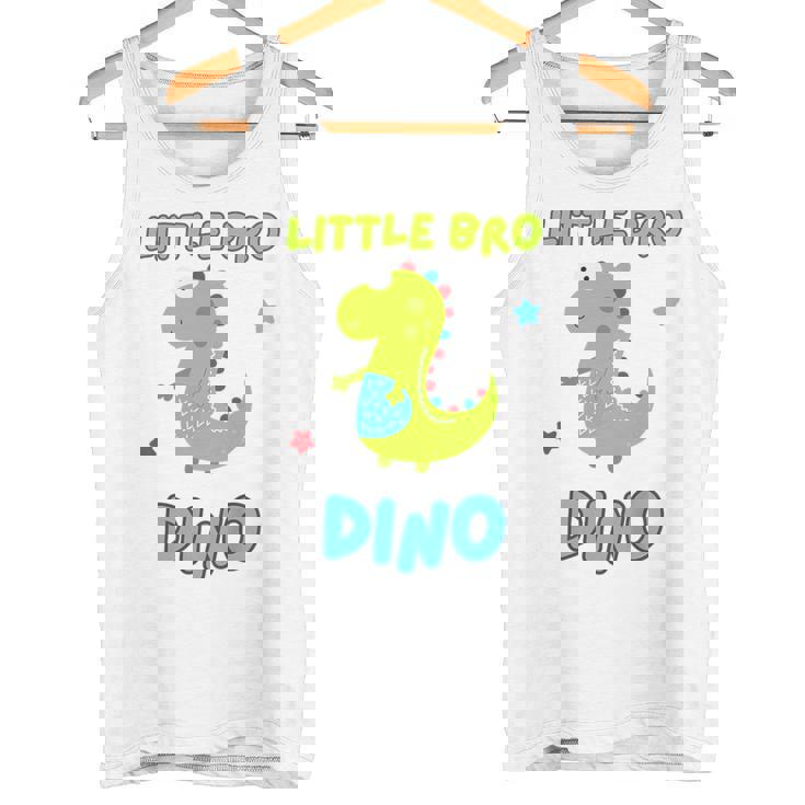 キッズ マッチング Little Bro Dino & Big Bro Dino タンクトップ