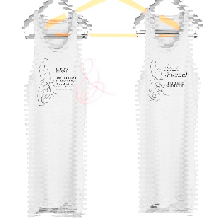 クリステル財団オフィシャルロゴ タンクトップ