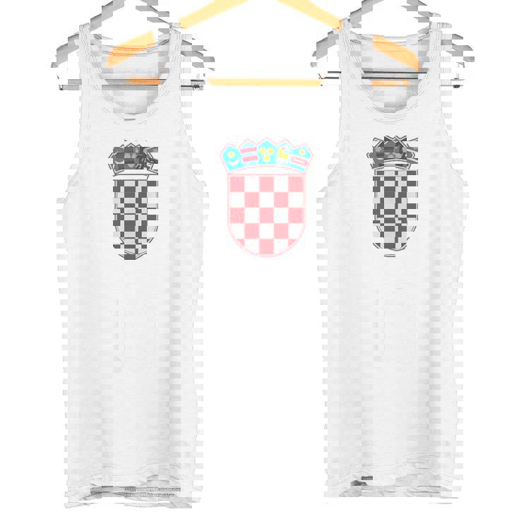 クロアチア ヴィンテージ クロアチア国旗tシャツ タンクトップ