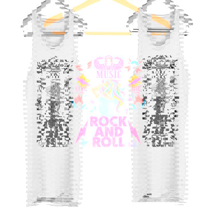 クールなヴィンテージオールドロックンロールミュージック、This Is My Rock And Roll タンクトップ
