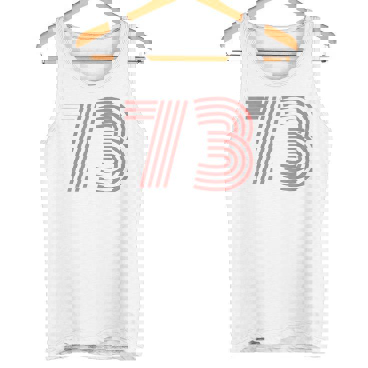 クールレトロライティングジャージ、背番号73 1973 タンクトップ