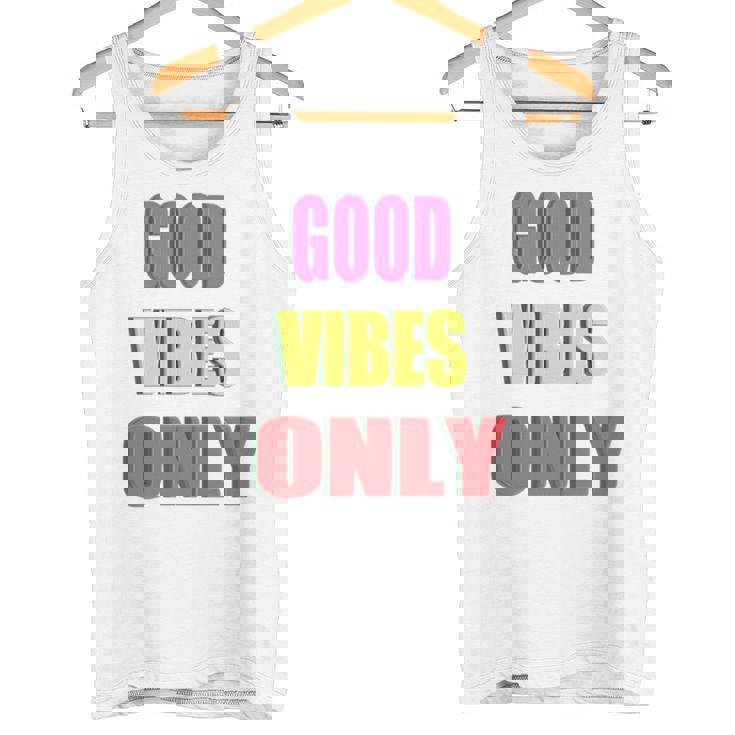 グッド・バイブス・オンリー 長袖tシャツ タンクトップ