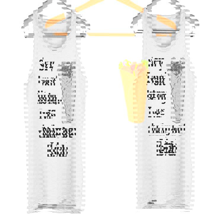 ケバブ愛好家 トルコ料理 デュラム シャワルマ タンクトップ